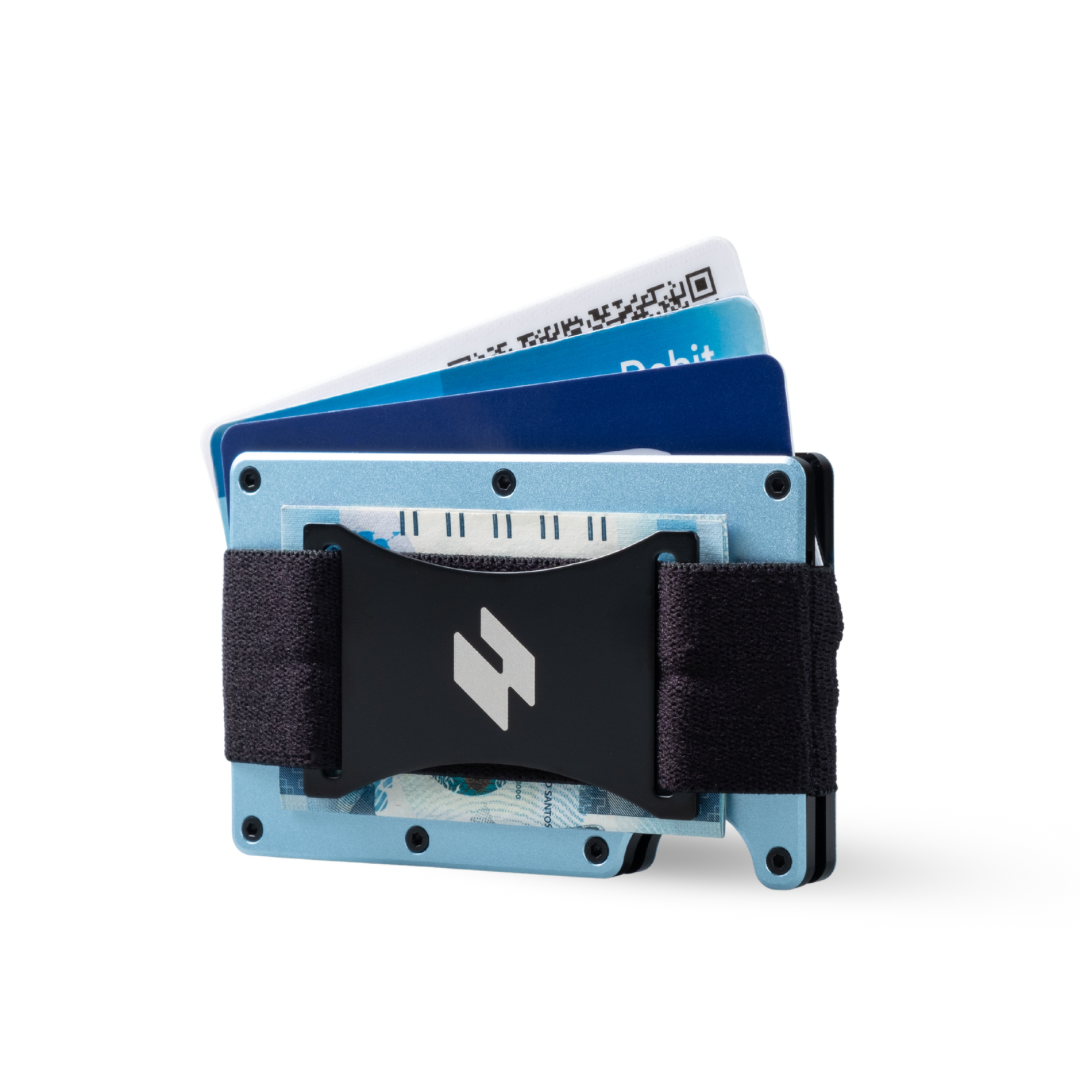 Wallex S Pastel Collection Card holder RFID blocking Wallet Cash Strap Airtag