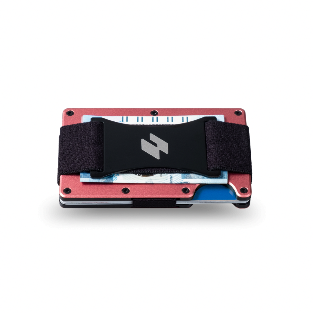 Wallex S Pastel Collection Card holder RFID blocking Wallet Cash Strap Airtag